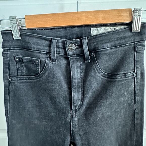 Rag & Bone High Rise Denim Skinny Jeans - Picture 2 of 5